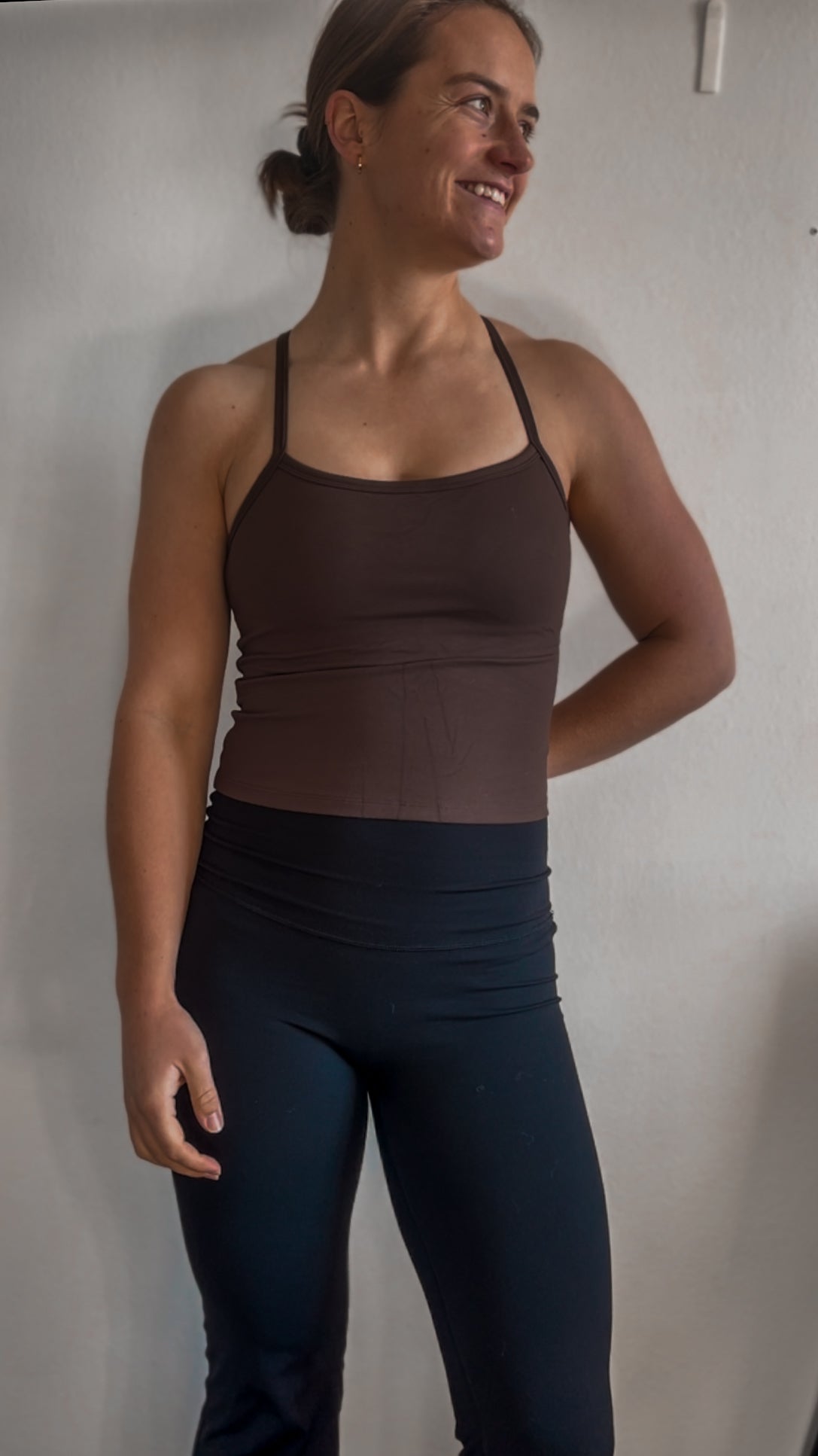 Kaki Y Back Tank