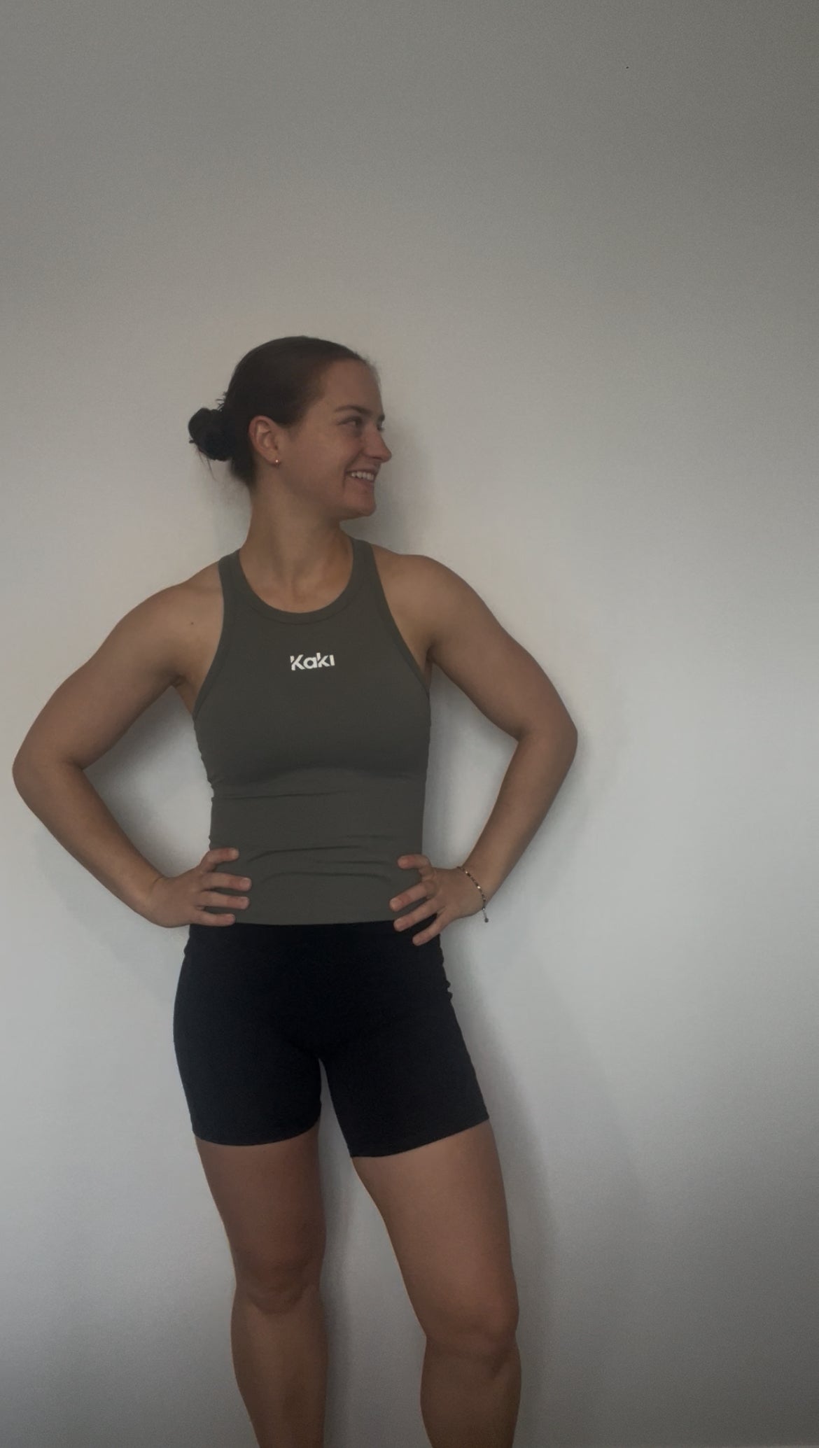 Kaki Singlet - Sage