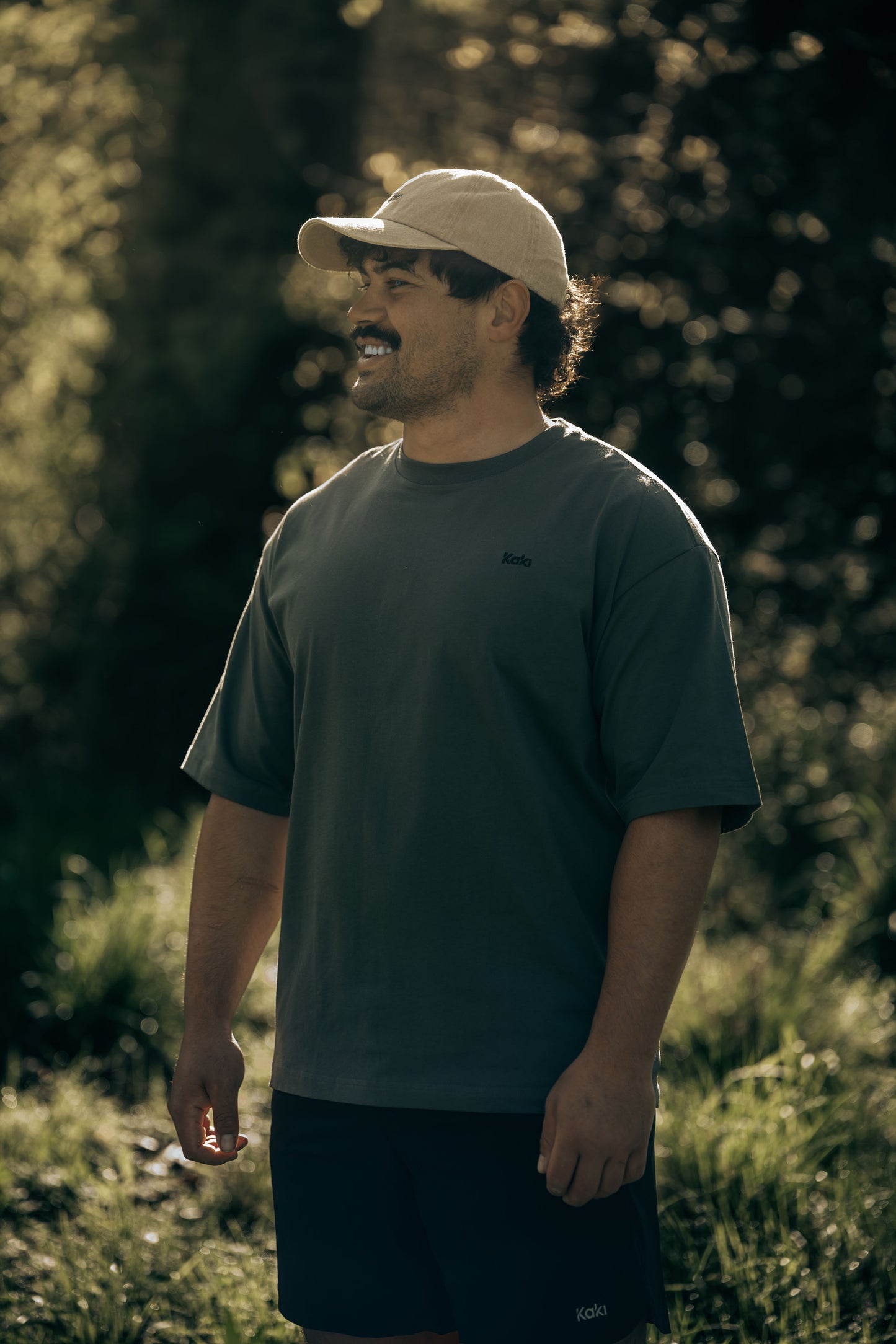 Mini Kaki Logo Tee