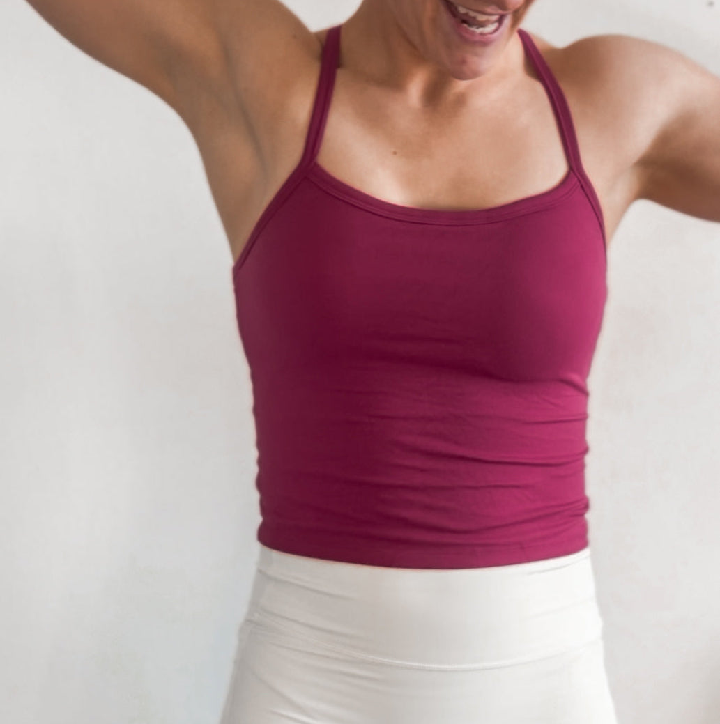 Y-Back Tank - Magenta