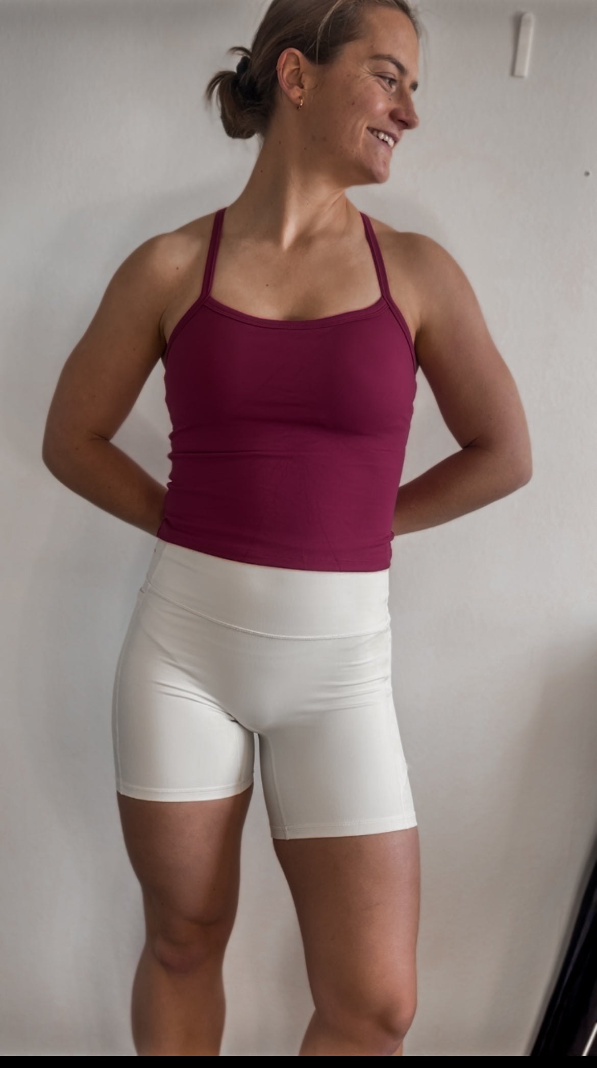 Kaki Y Back Tank