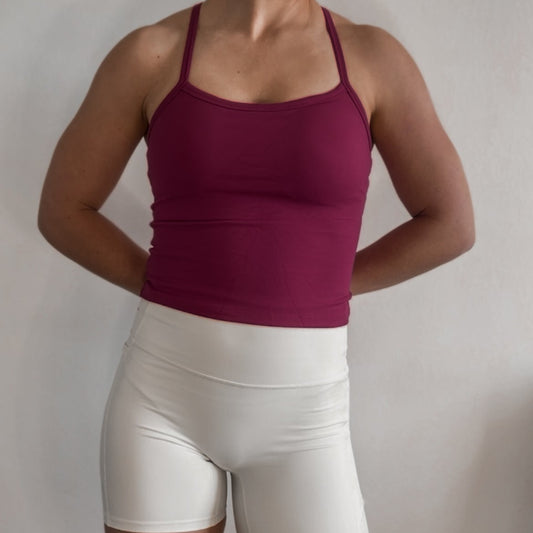 Y-Back Tank - Magenta