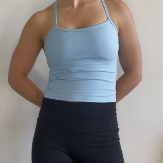 Y-Back Tank - Blue