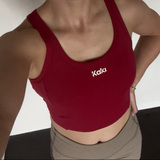 LIMITED EDITION Contour Crop - Red