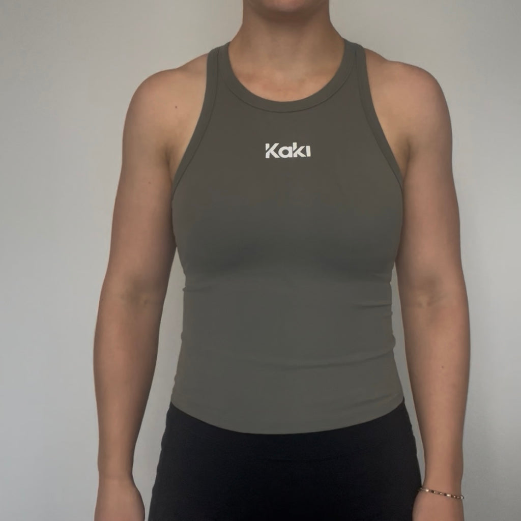 Kaki Singlet - Sage
