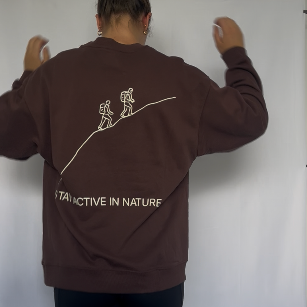 Unisex SAIN Crew - Brown