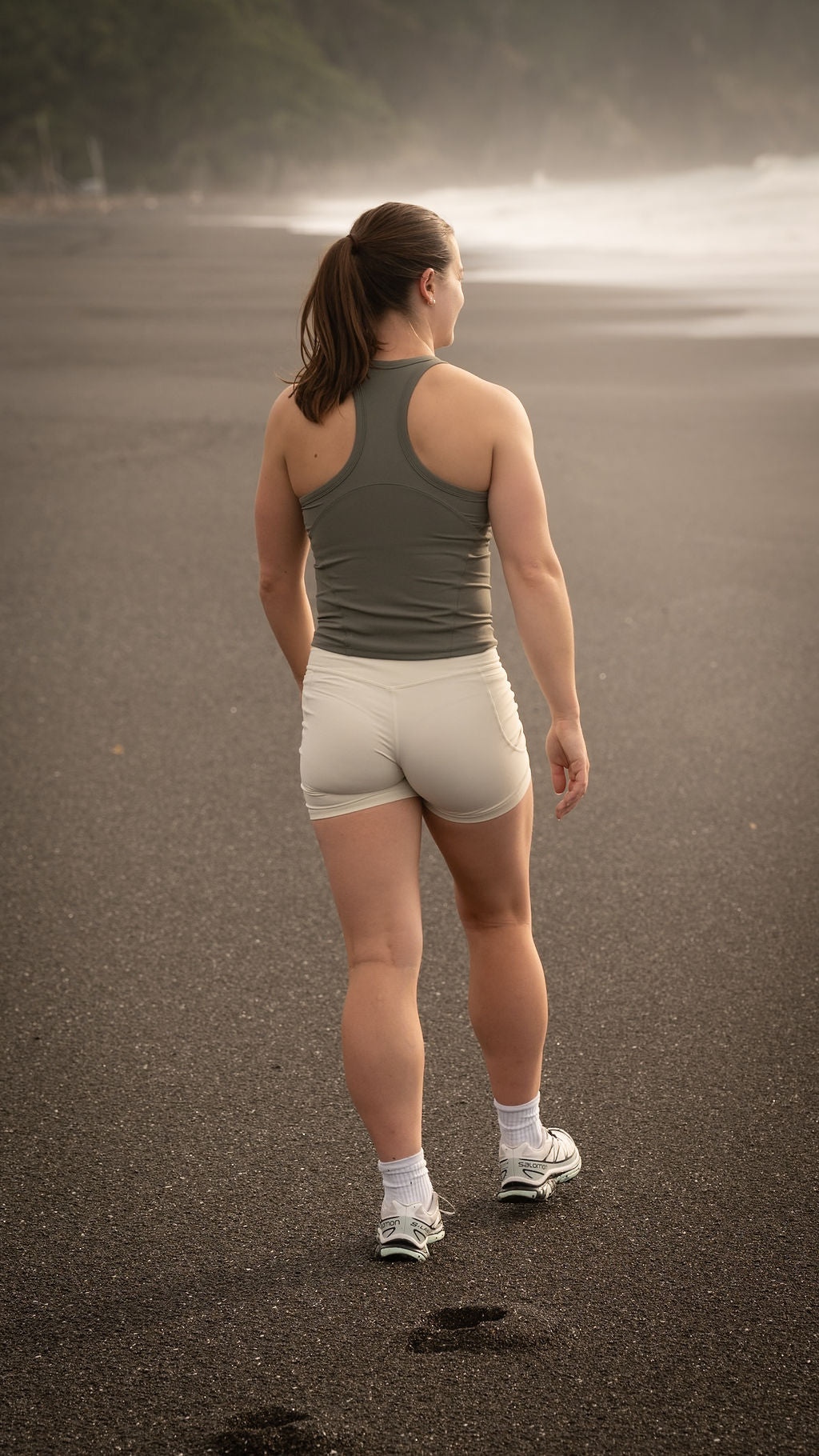 Kaki Singlet - Sage
