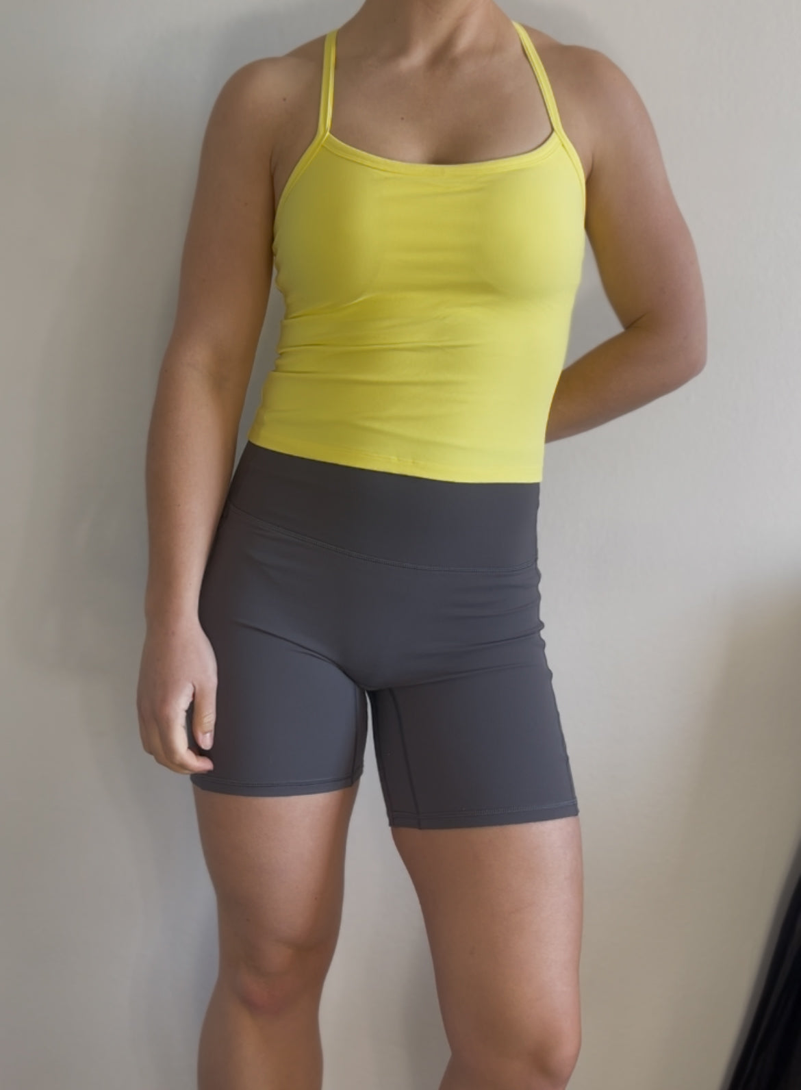 Kaki Y Back Tank