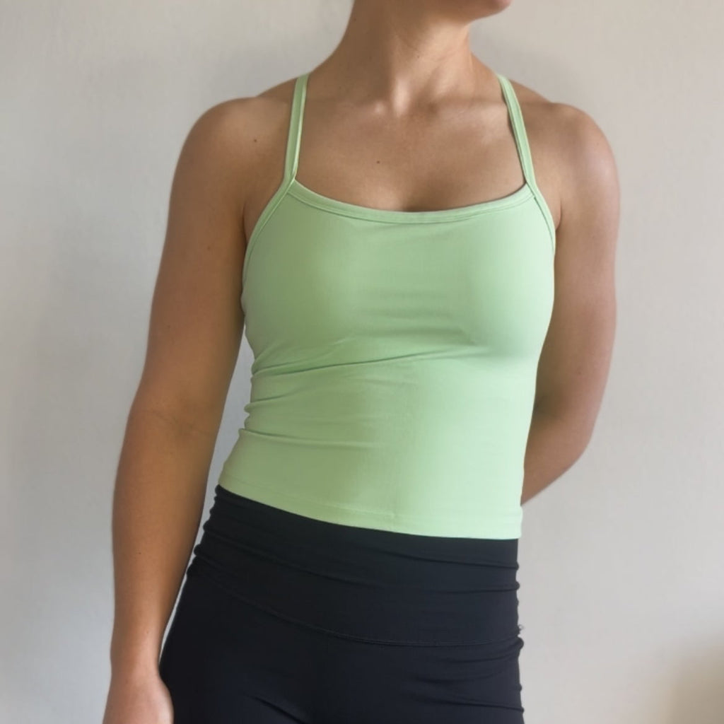 Y-Back Tank - Mint Green