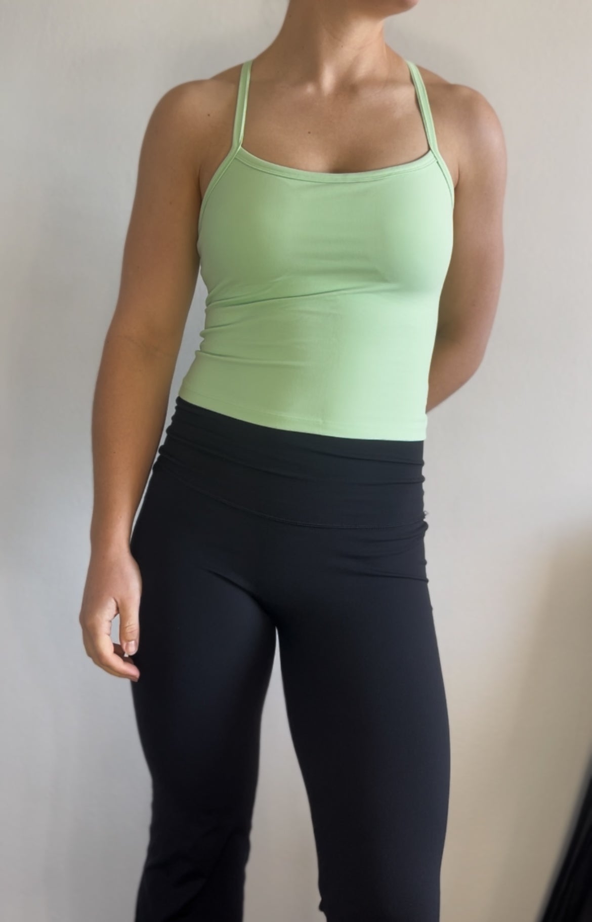 Kaki Y Back Tank
