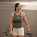 Kaki Singlet - Sage