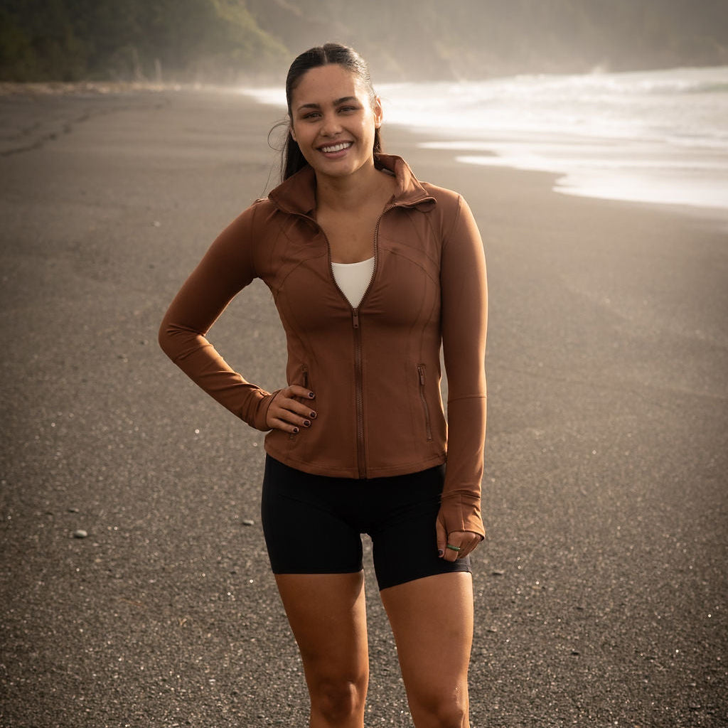 Yoga Jacket - Cocoa