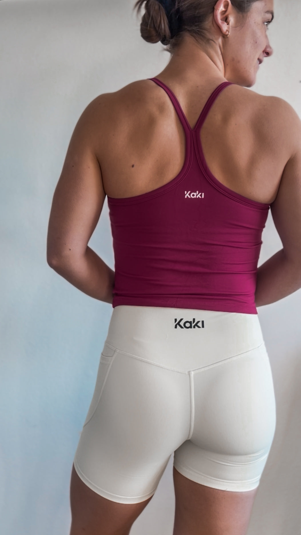 Kaki Y Back Tank