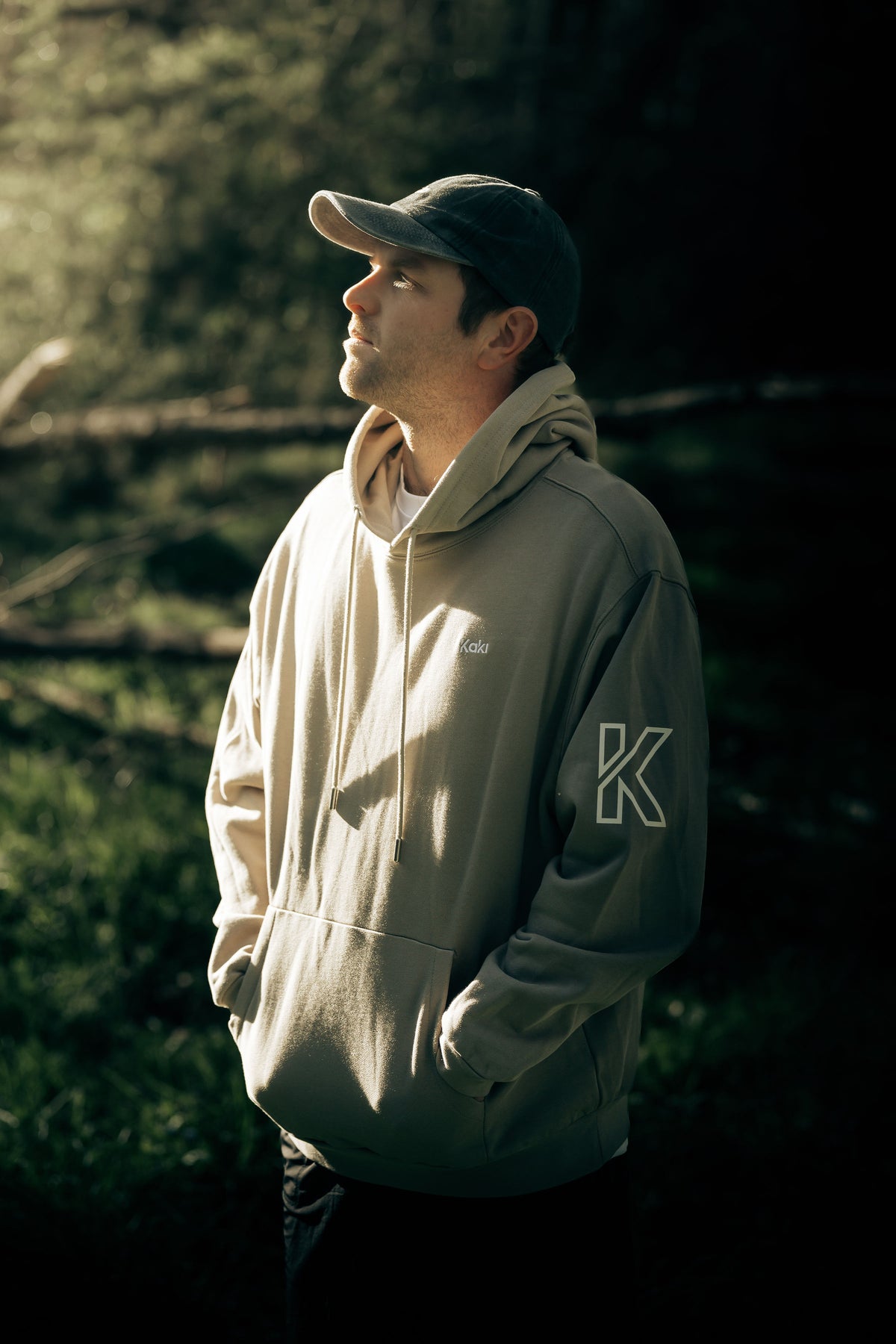 Unisex K Hoodie - Beige