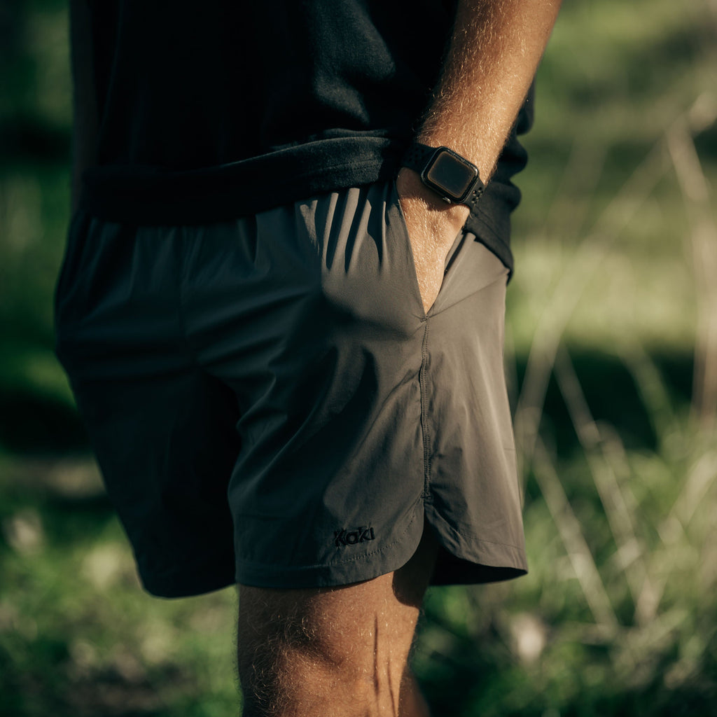 Men's Lined Shorts - Grey