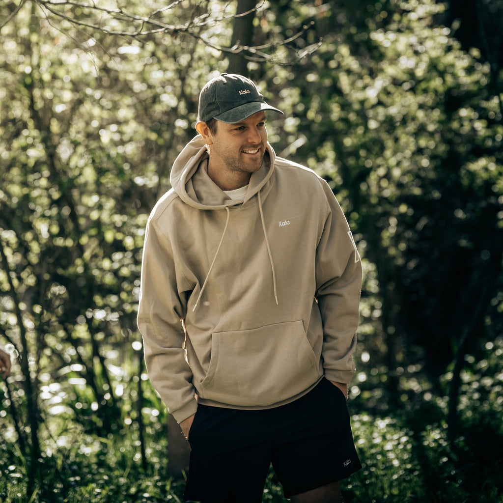 Unisex K Hoodie - Beige