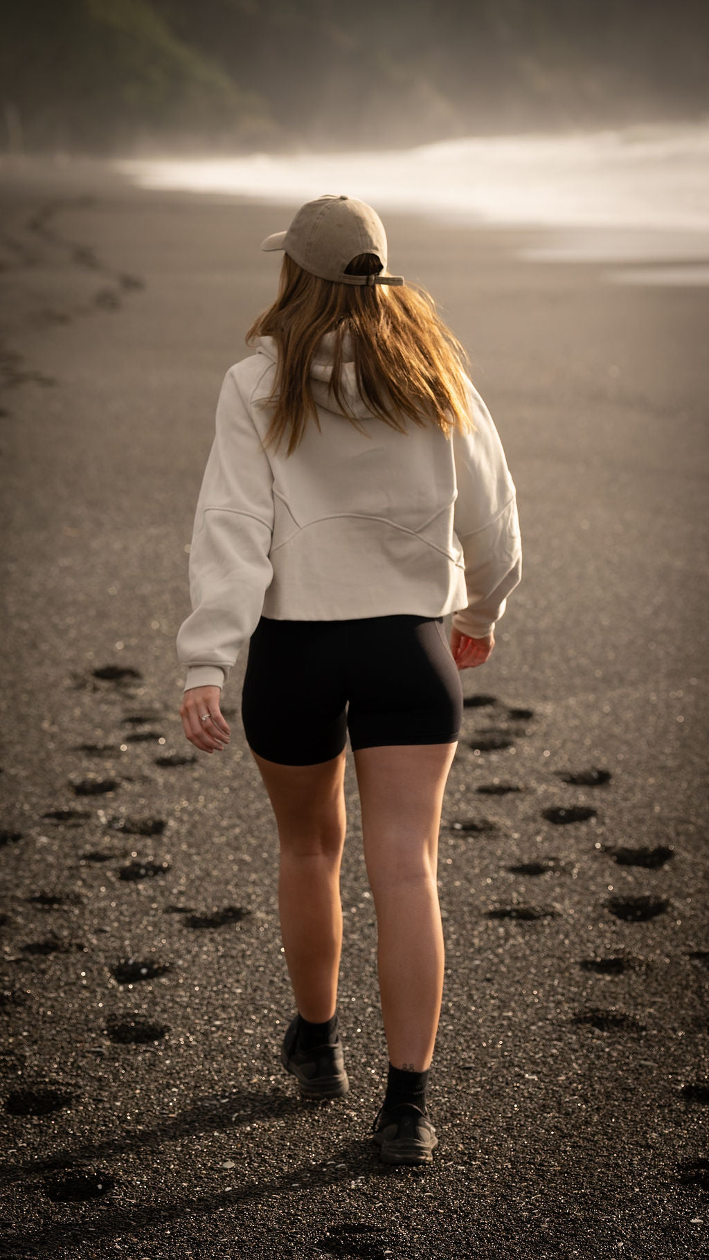 Kaki Quarter Zip - Cream