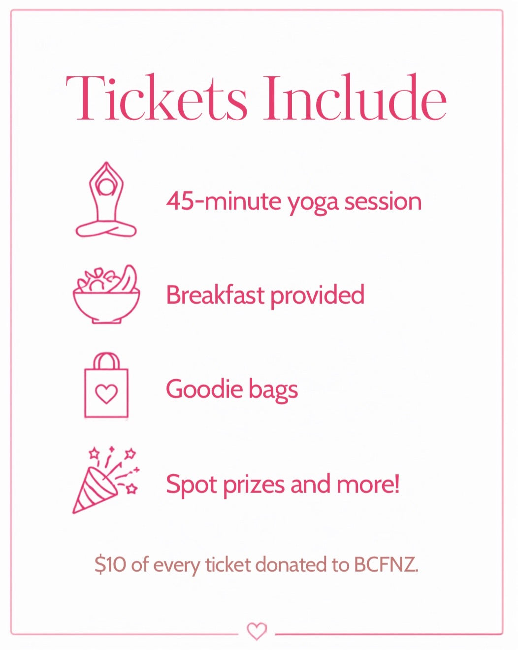 Yoga in the Vines — Ticket