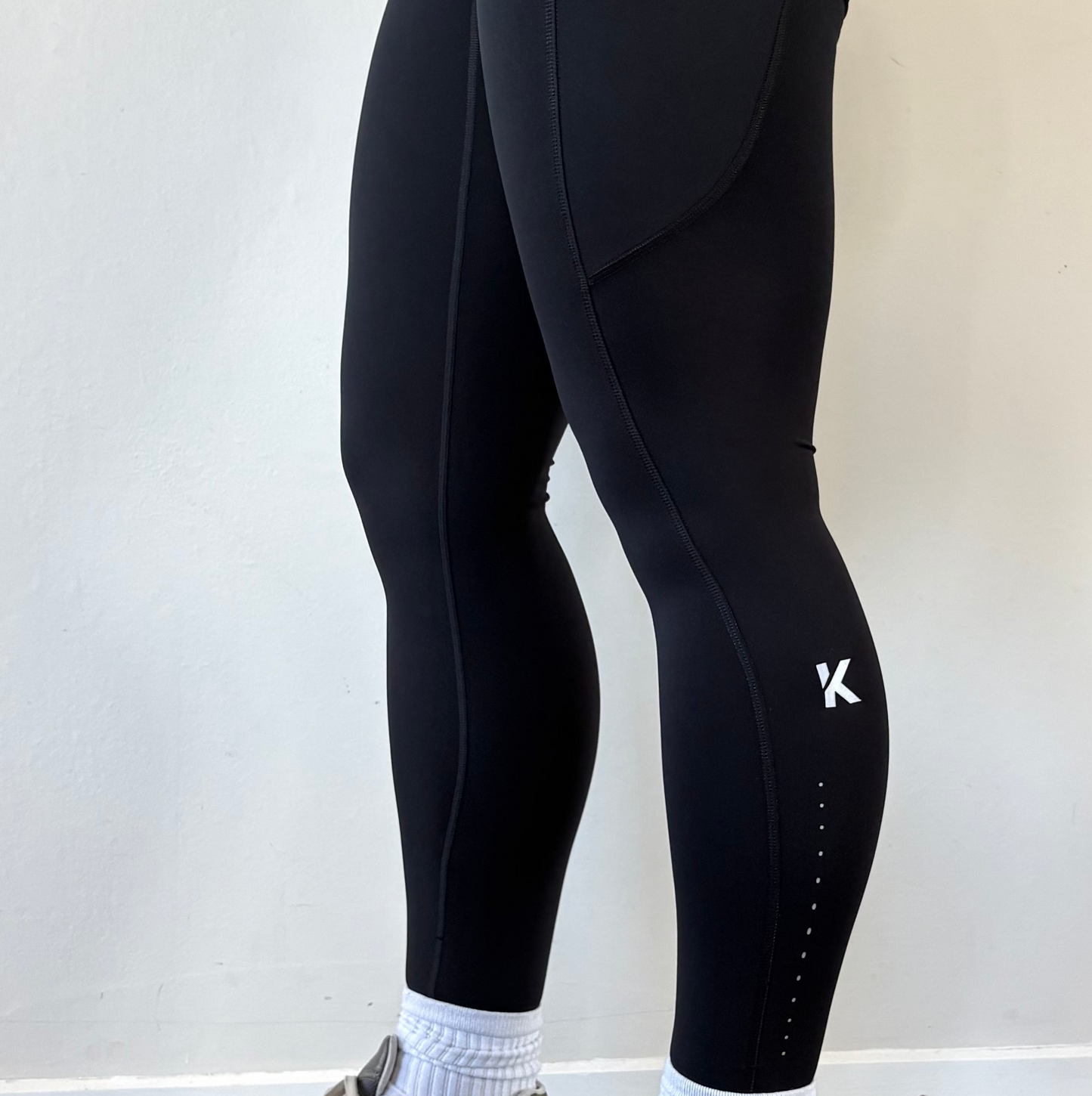 NEW K Reflective Tights - Black