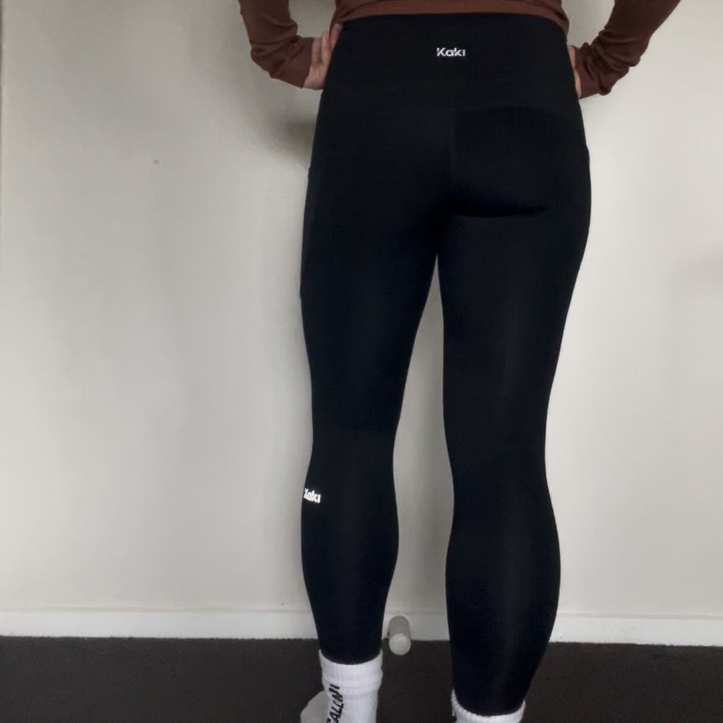 NEW K Reflective Tights - Black
