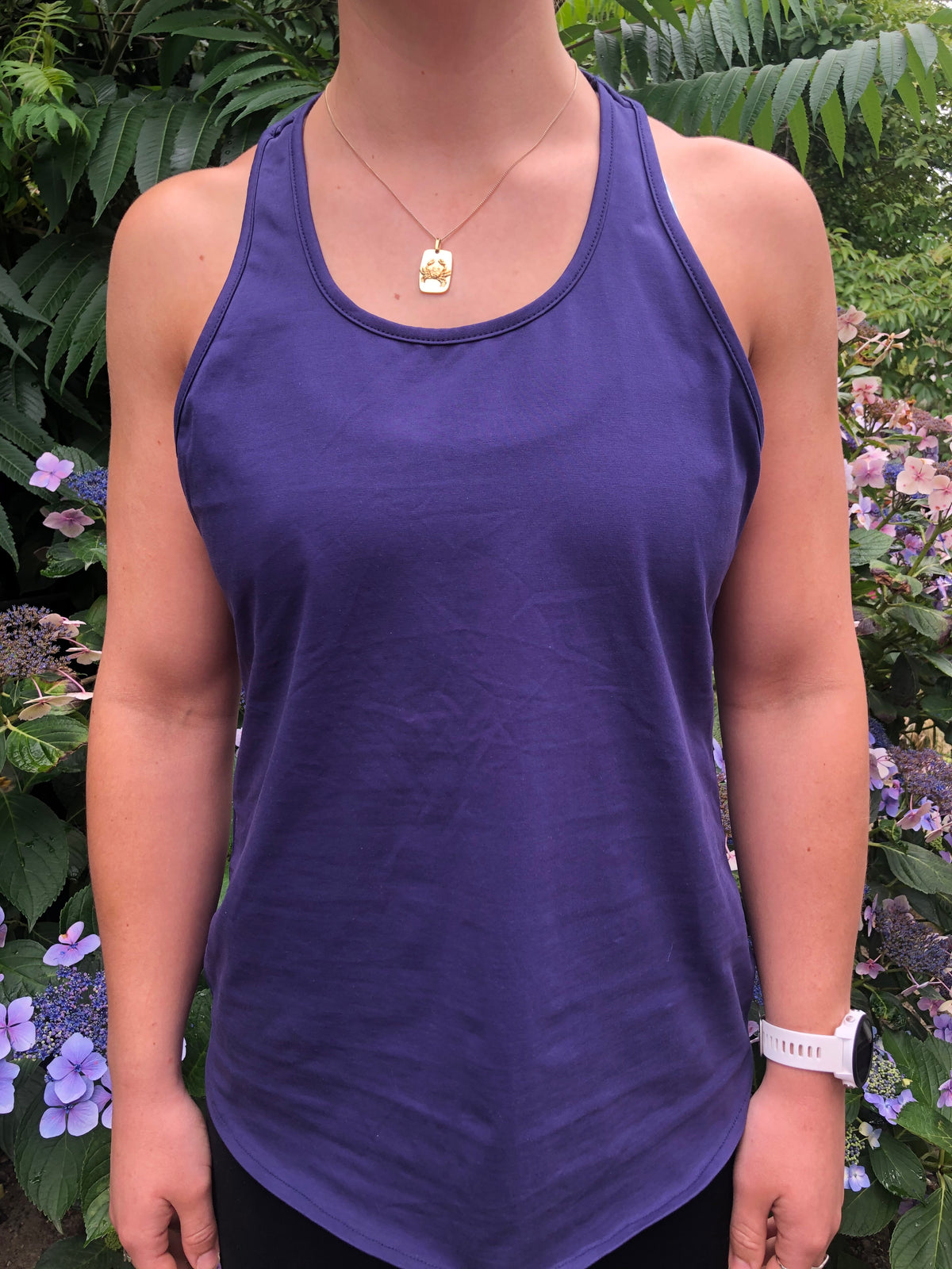 Tie Singlet - Navy