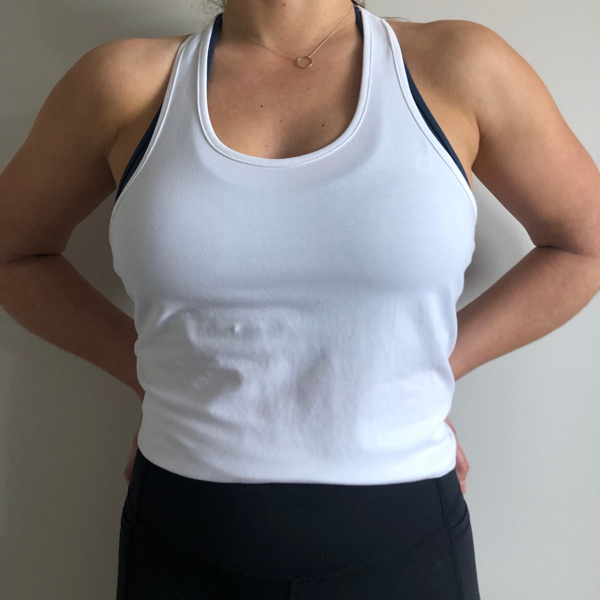 Tie Singlet - White