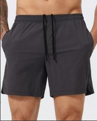 Men's Lined Shorts - Grey