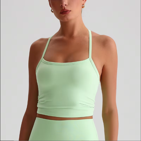 Kaki Y Back Tank